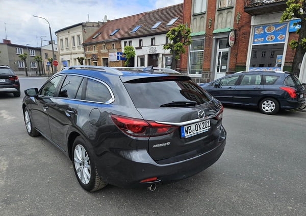 Mazda 6 cena 44000 przebieg: 160000, rok produkcji 2017 z Wągrowiec małe 137